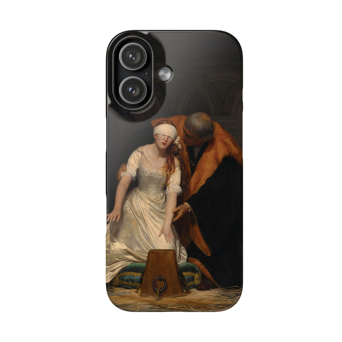 The Execution of Lady Jane Grey by Paul Delaroche - iPhone Slim Case