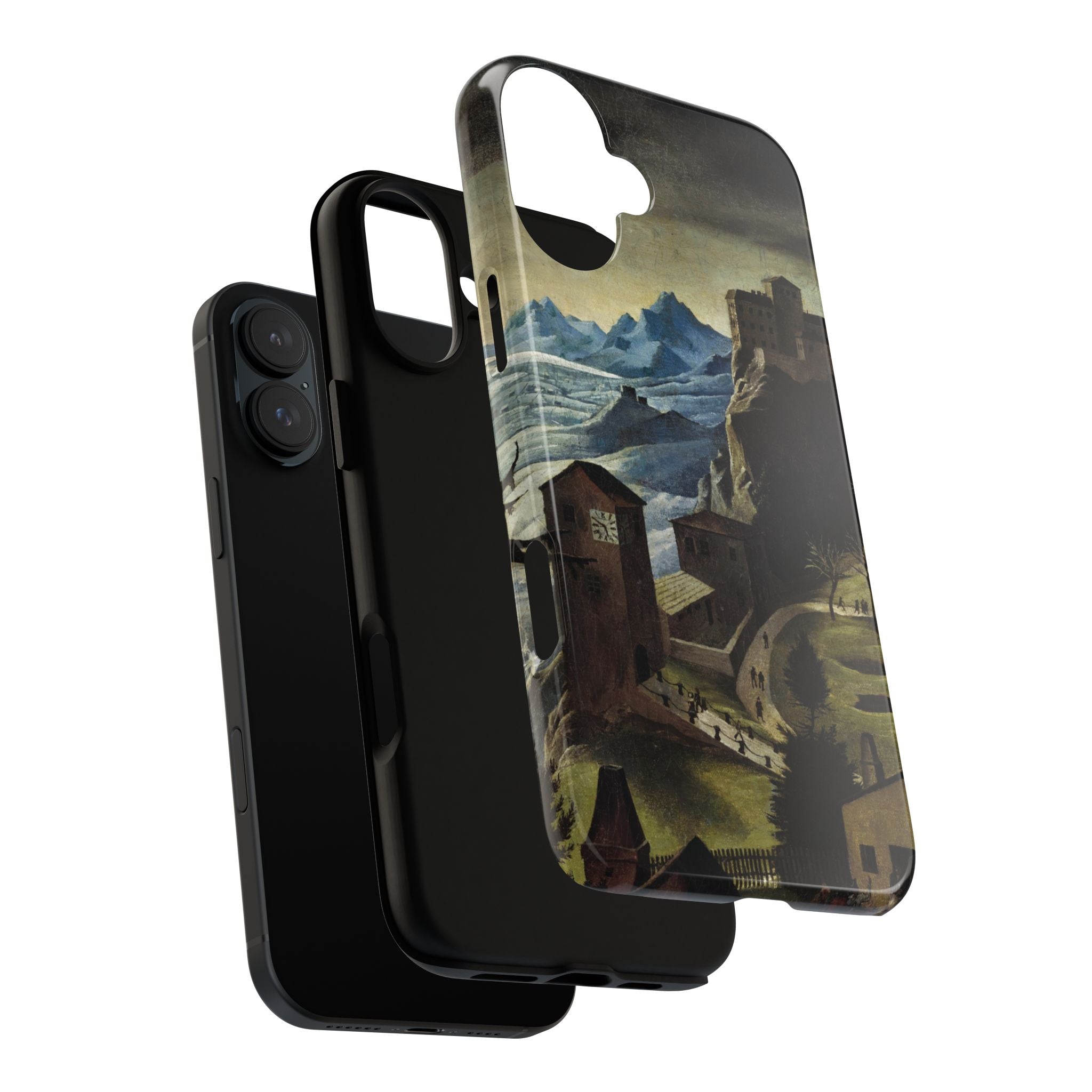 Landschaft mit Burg by Franz Sedlacek - iPhone Tough Case