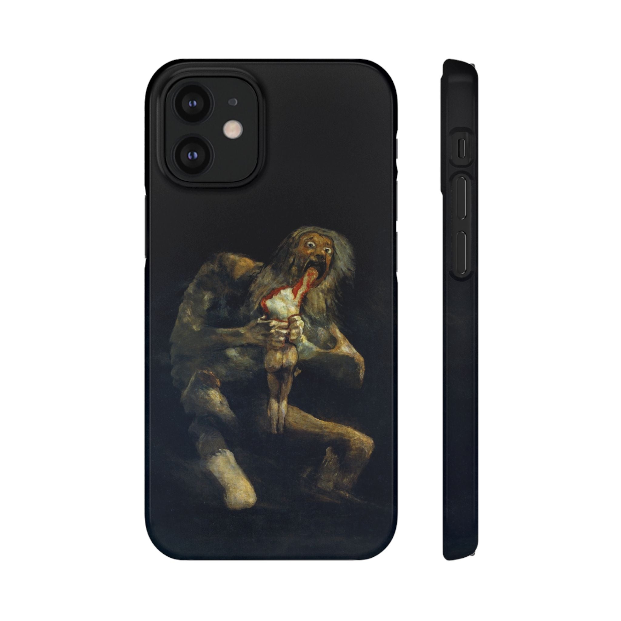 Saturn Devouring His Son by Goya - iPhone Slim Case