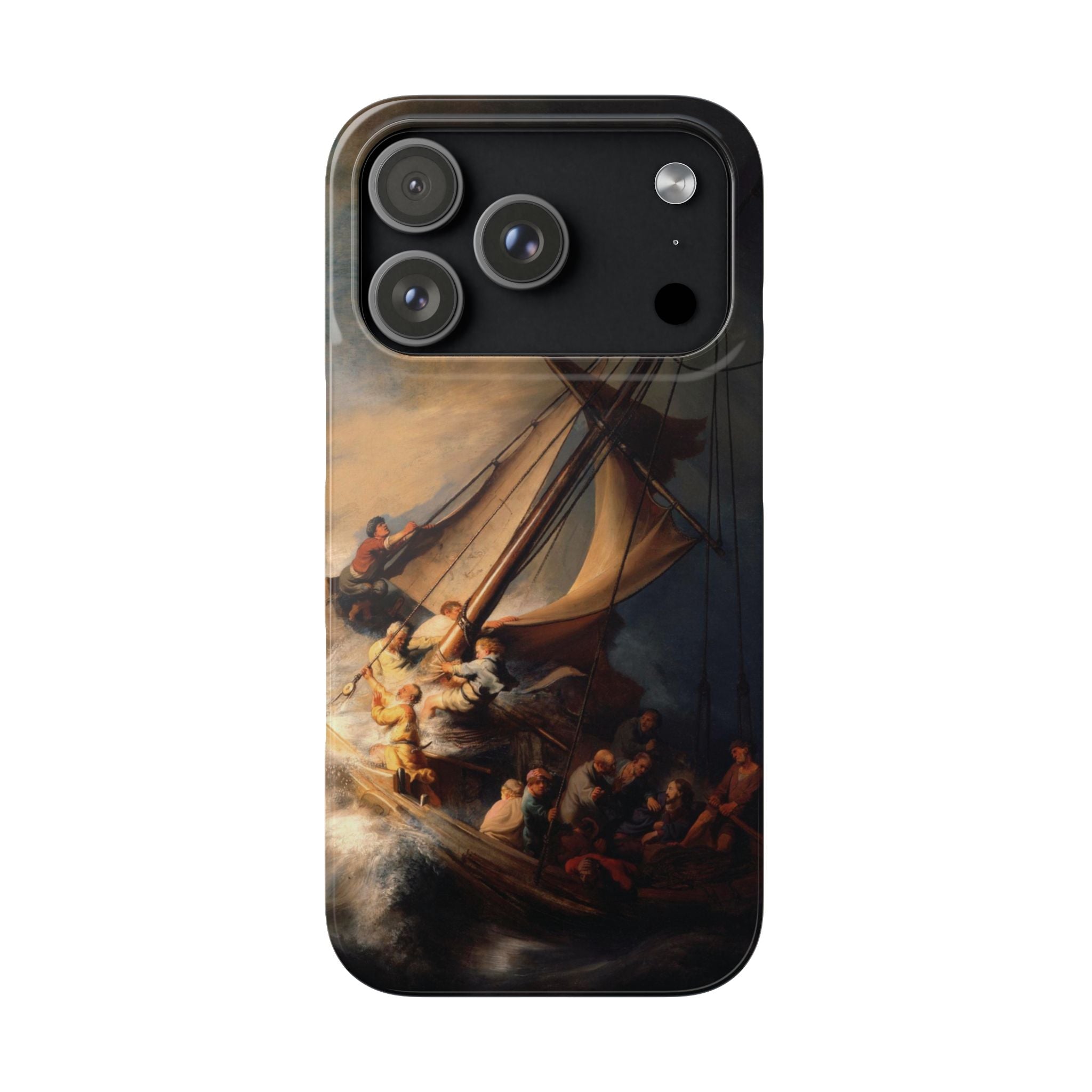 The Storm on the Sea of Galilee by Rembrandt - iPhone Slim Case