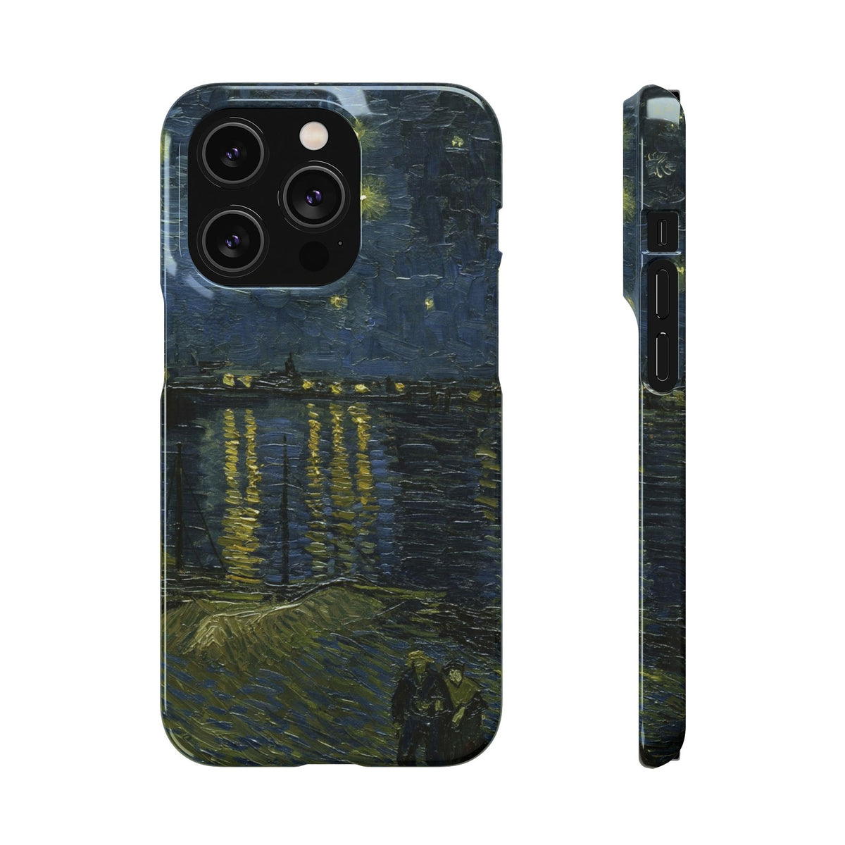 Starry Night  Over the Rhône by Van Gogh - iPhone Slim Case