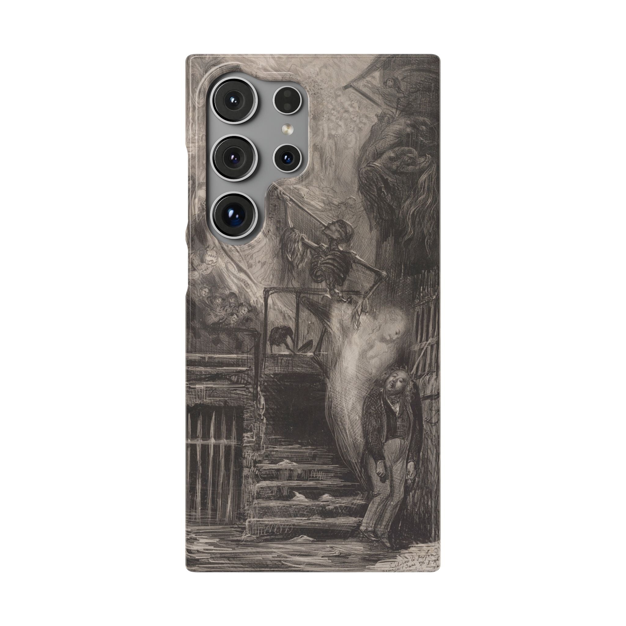 La Rue de la Vieille Lanterne (The Suicide of Gérard de Nerval) by Gustave Doré - Samsung Slim Case