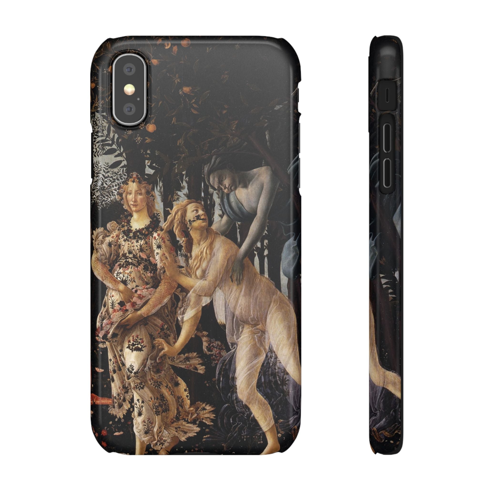 Flora and Zephyr from Primavera by Sandro Botticelli - iPhone Slim Case
