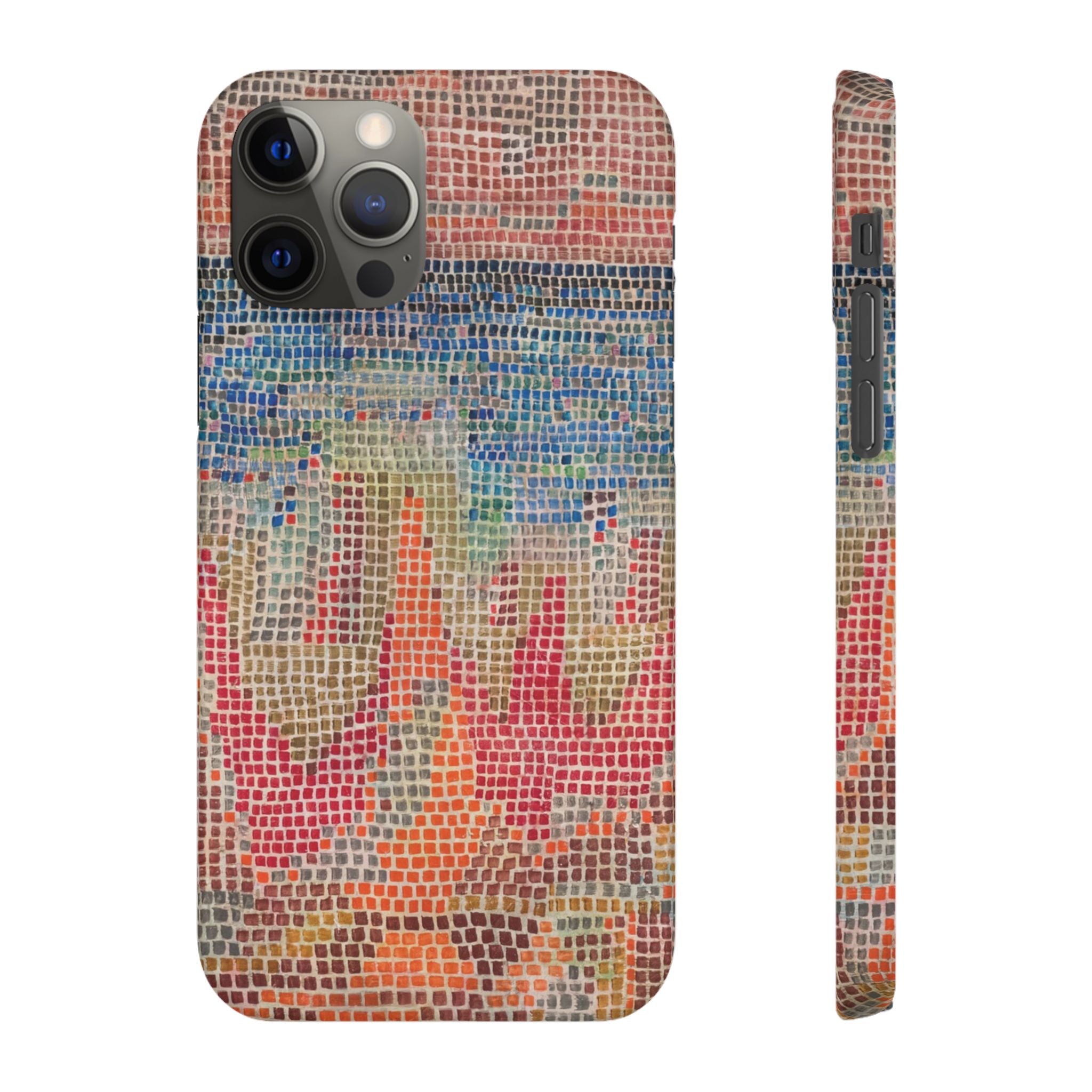 Cliffs by the sea by Paul Klee - iPhone Slim Case