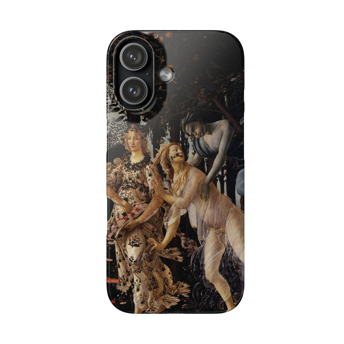 Flora and Zephyr from Primavera by Sandro Botticelli - iPhone Slim Case