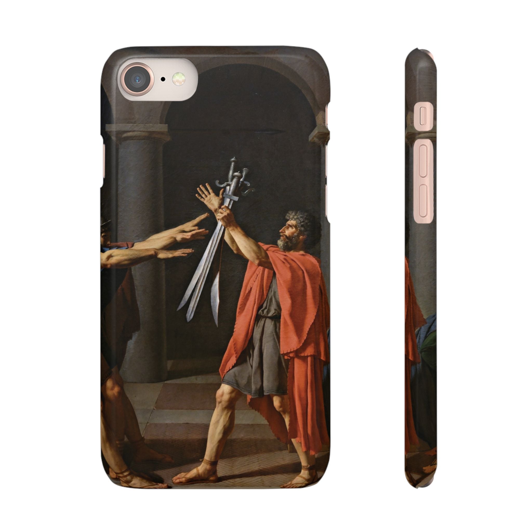 Oath of the Horatii by Jacques-Louis David - iPhone Slim Case