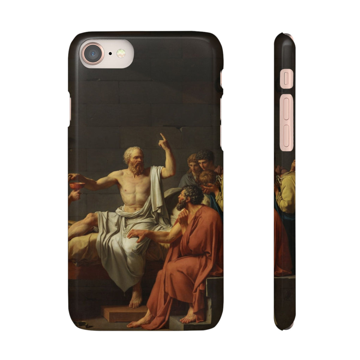 The Death of Socrates by Jacques-Louis David - iPhone Slim Case