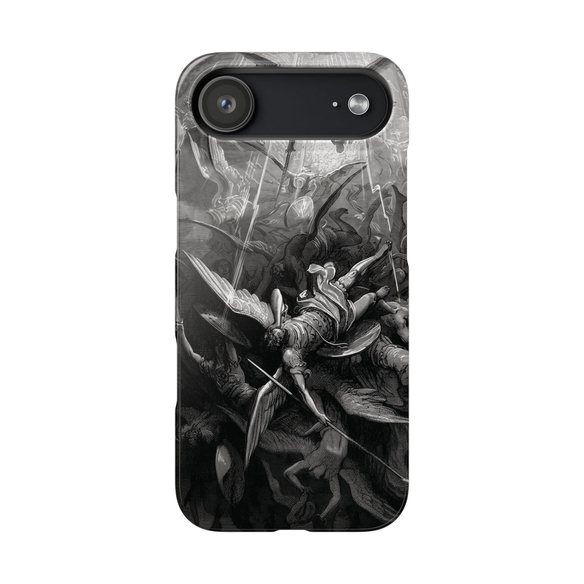 Paradise Lost | The Battle in Heaven by Gustave Doré - iPhone Slim Case