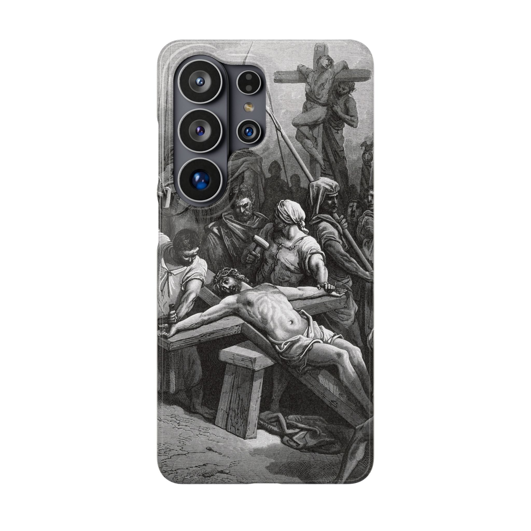 Crucifixion of Jesus by Gustave Doré - Samsung Slim Case
