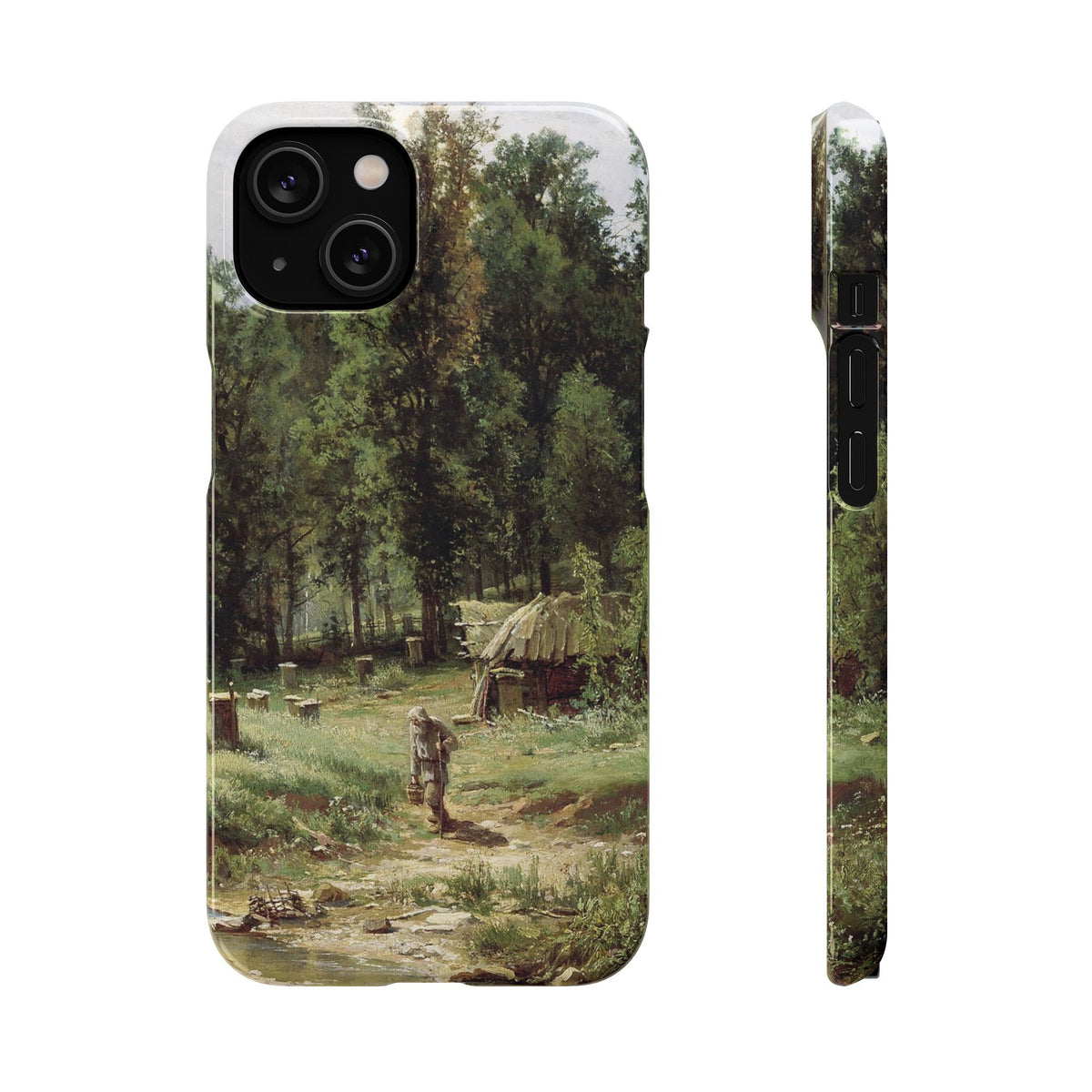 An Apiary in the Forest by Ivan Ivanovich Shishkin - iPhone Slim Case
