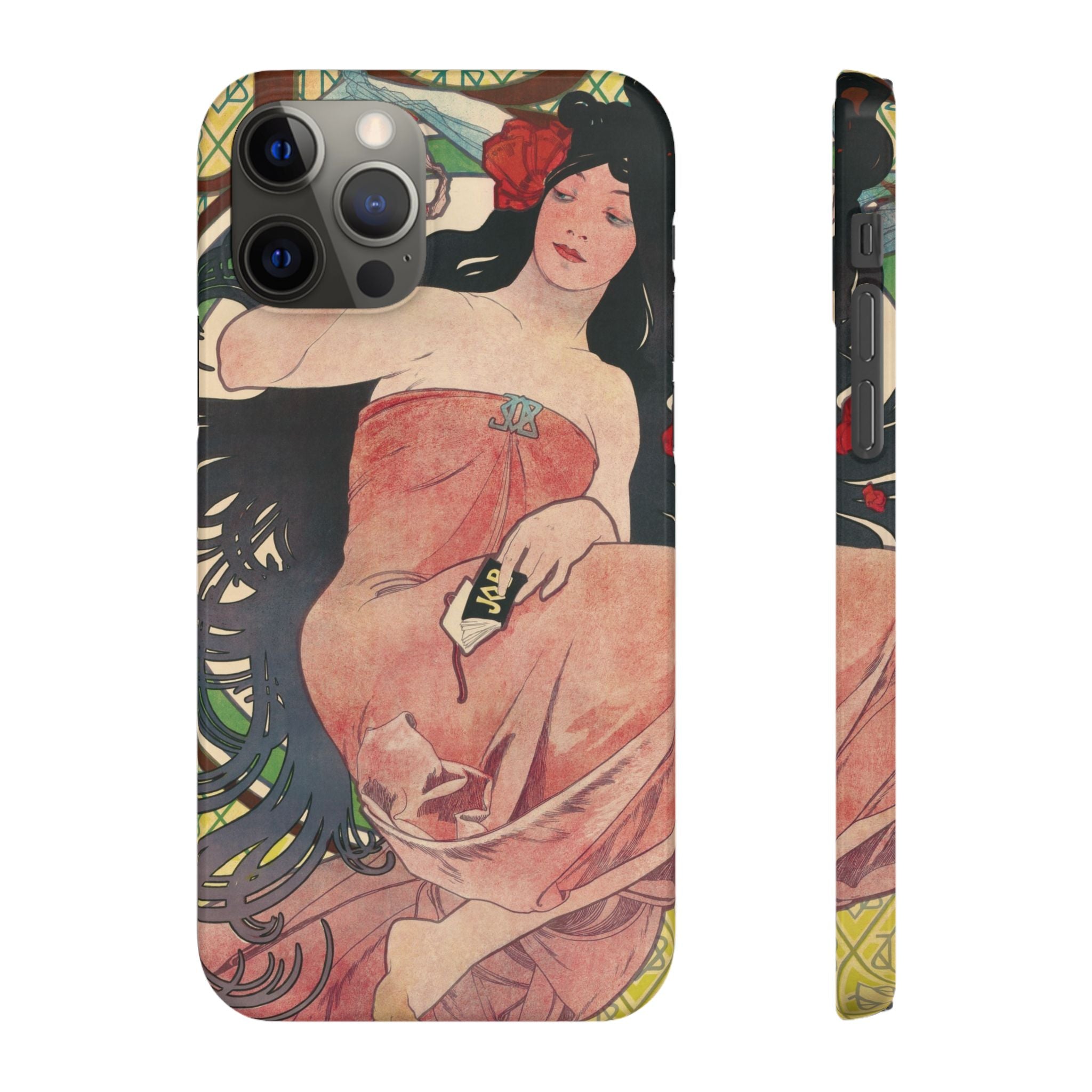 JOB by Alphonse Mucha - iPhone Slim Case