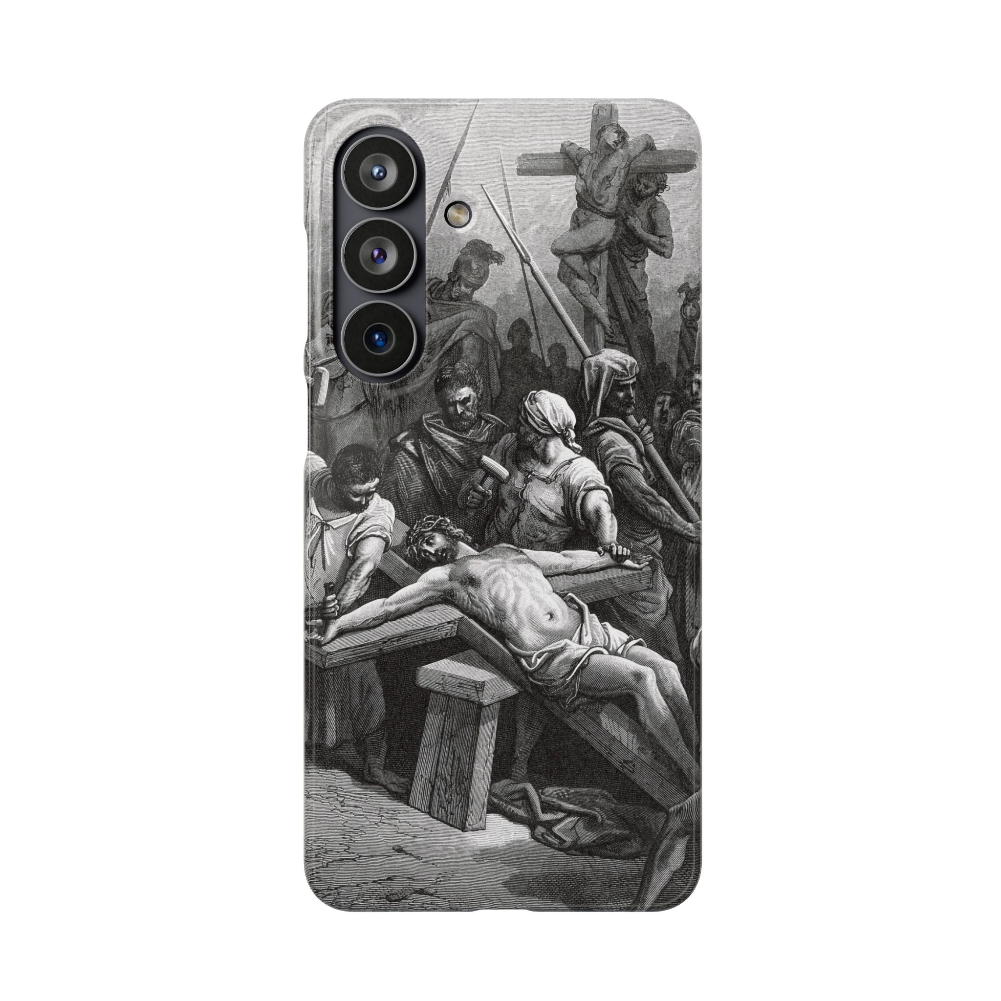 Crucifixion of Jesus by Gustave Doré - Samsung Slim Case