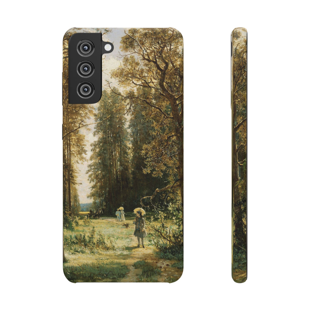 The Path in the Forest by Ivan Ivanovich Shishkin - Samsung Slim Case