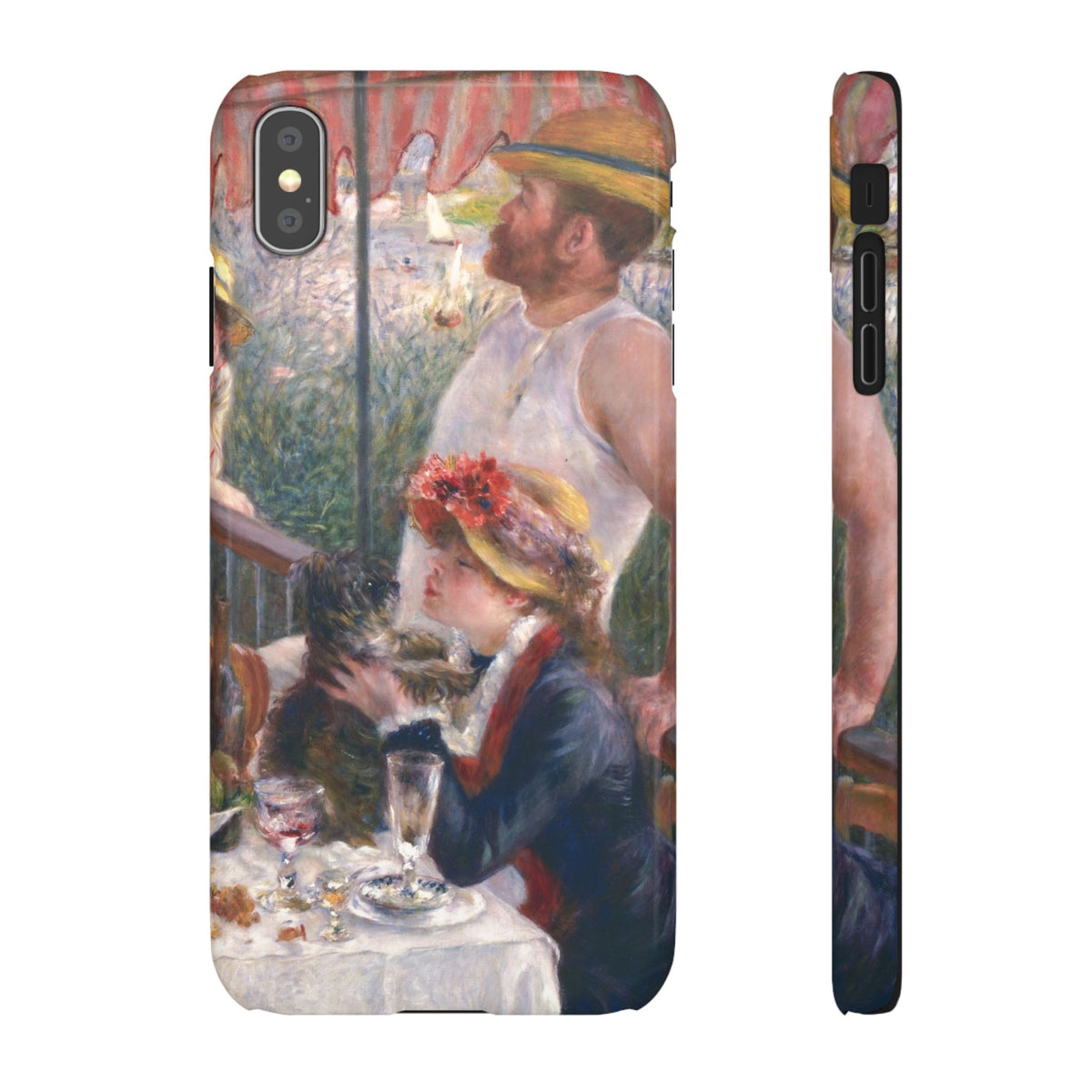 Luncheon of the Boating Party by Pierre Auguste Renoir - iPhone Slim Case