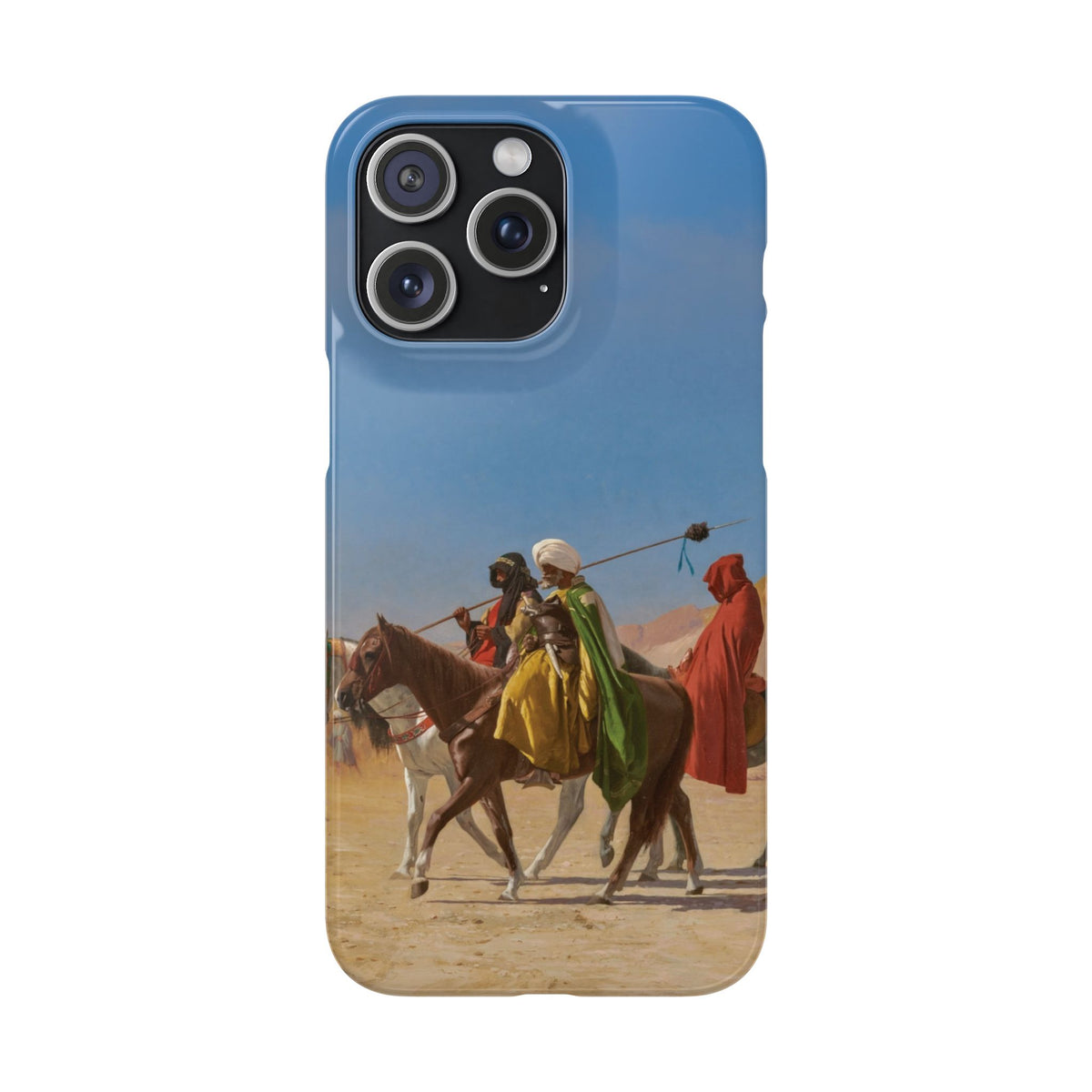 Riders Crossing The Desert by Jean-Leon Gerome - iPhone Slim Case