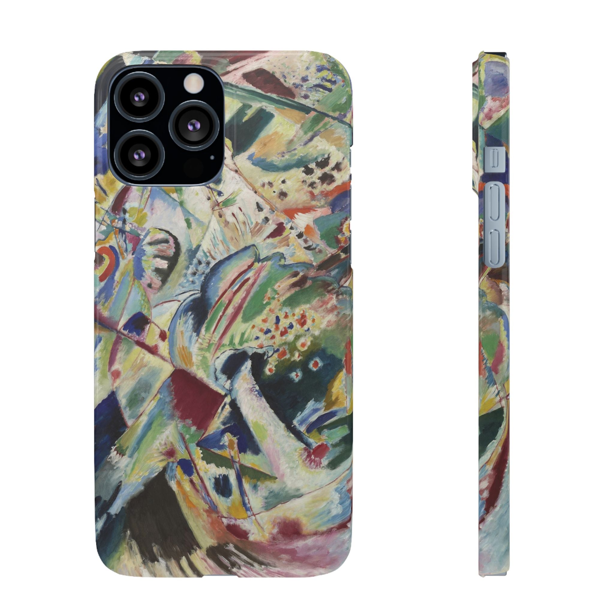 Panel for Edwin R. Campbell No. 4 by Vasily Kandinsky - iPhone Slim Case