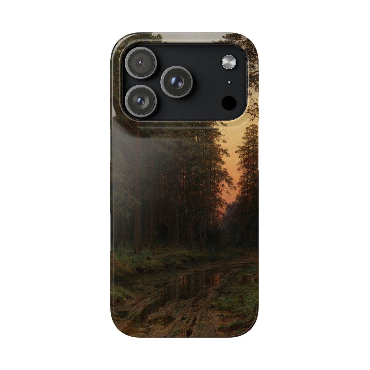 Evening Glow by Ivan Ivanovich Shishkin - iPhone Slim Case