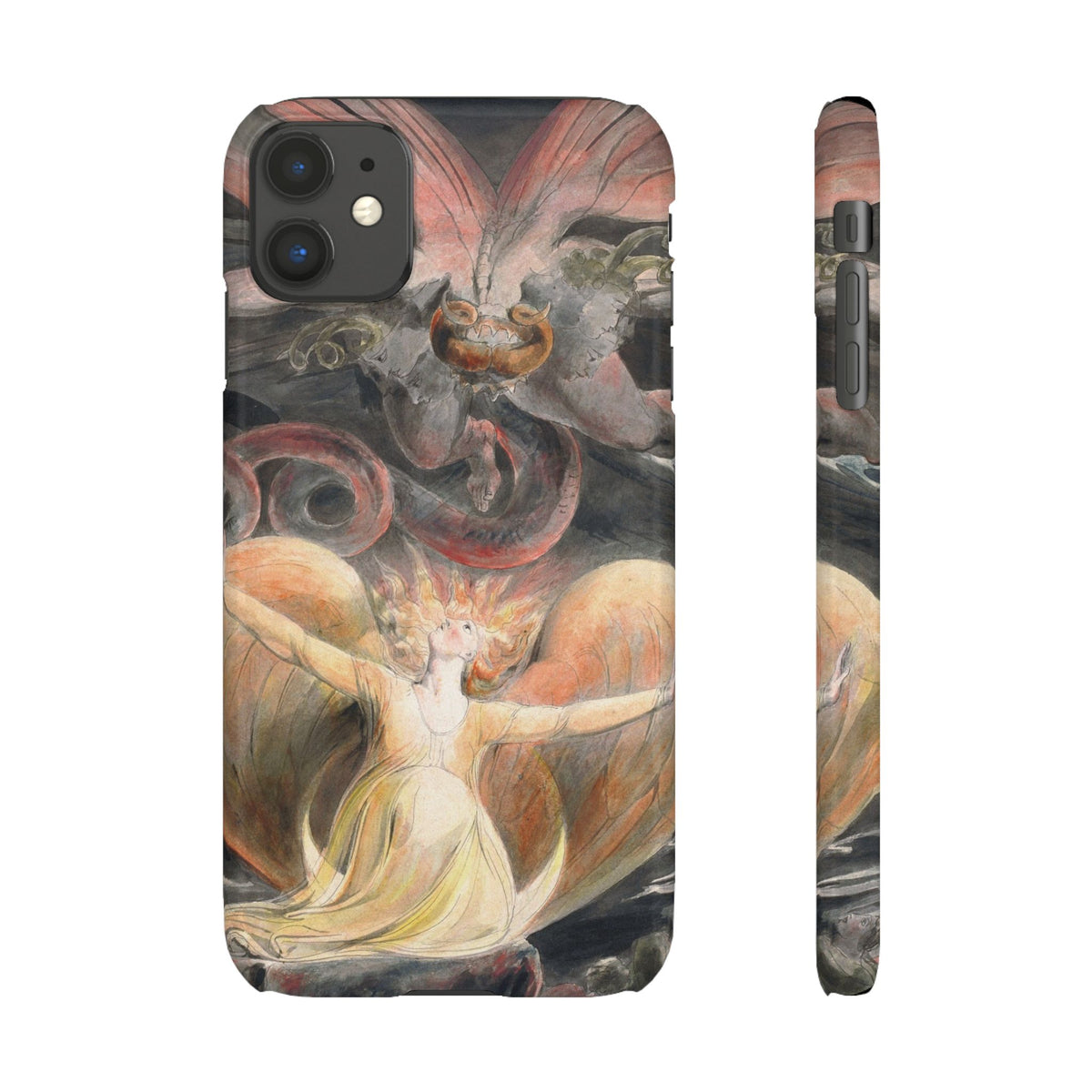 The Great Red Dragon and the Woman Clothed with the Sun by William Blake - iPhone Slim Case