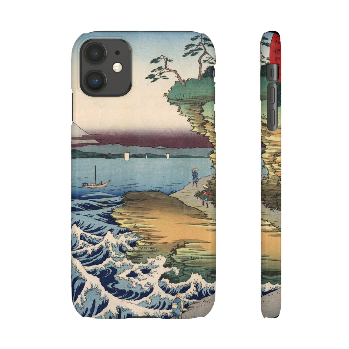 The Hota Coast in Awa Province by Utagawa Hiroshige - iPhone Slim Case