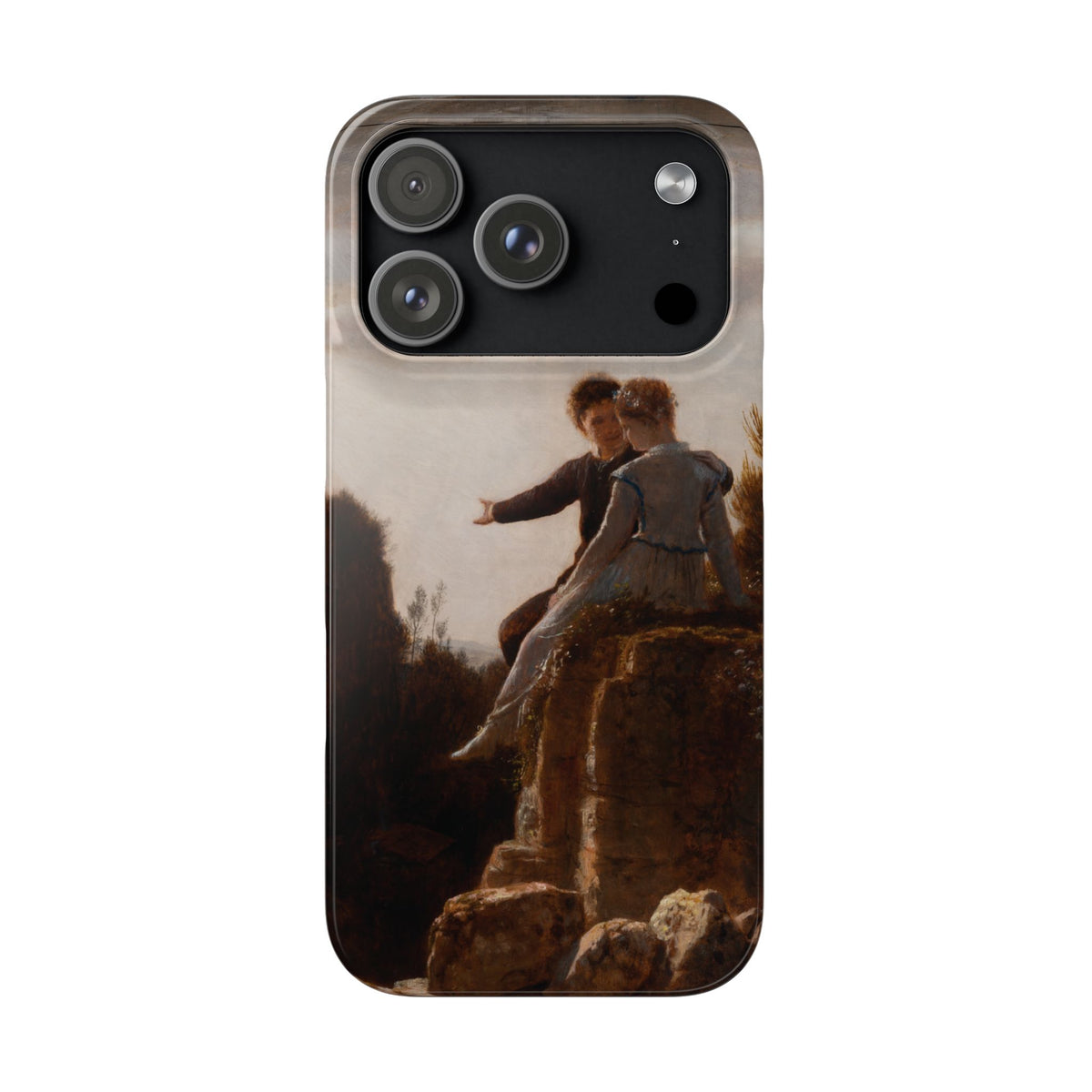 The Honeymoon by Arnold Böcklin - iPhone Slim Case