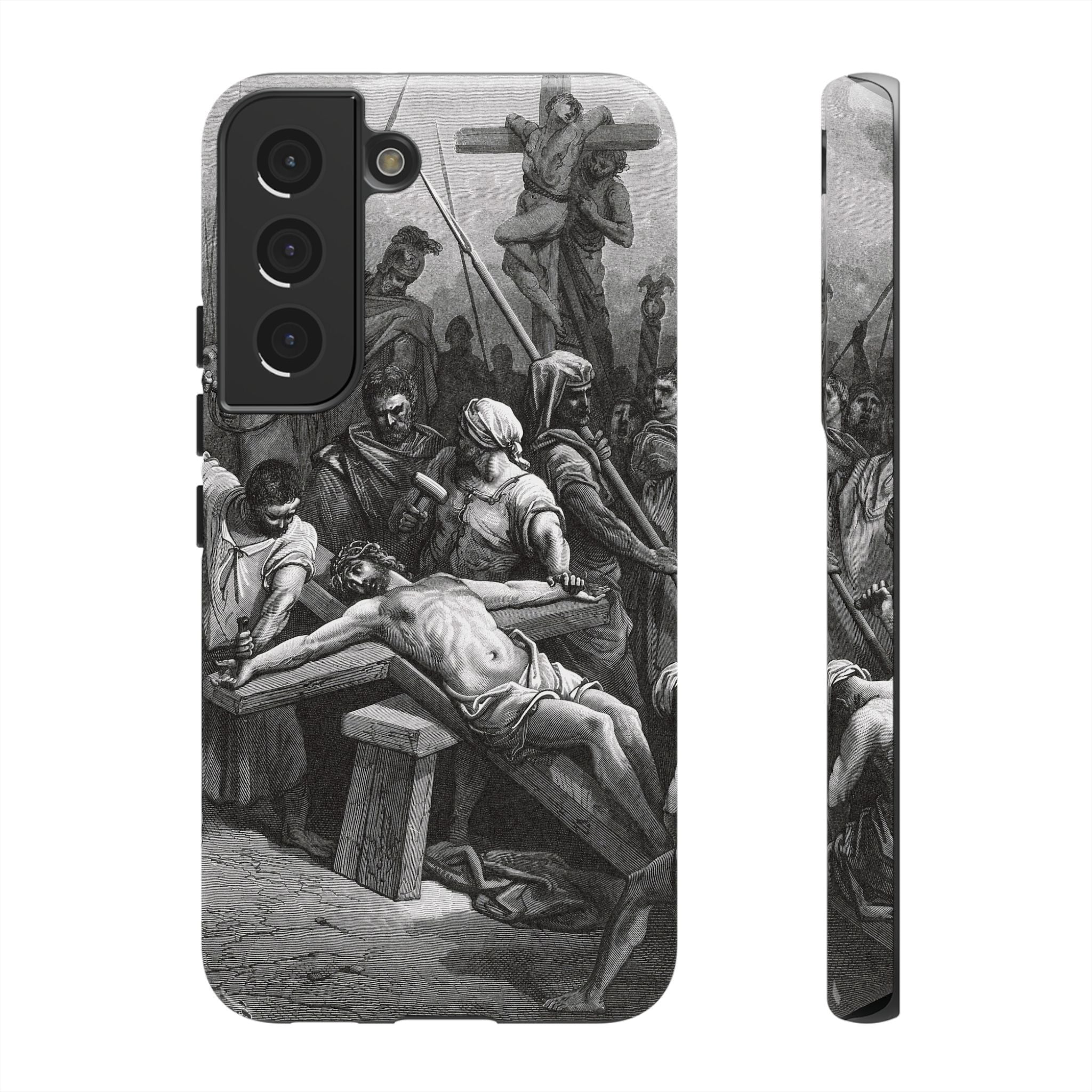 Crucifixion of Jesus by Gustave Doré - Samsung Tough Case
