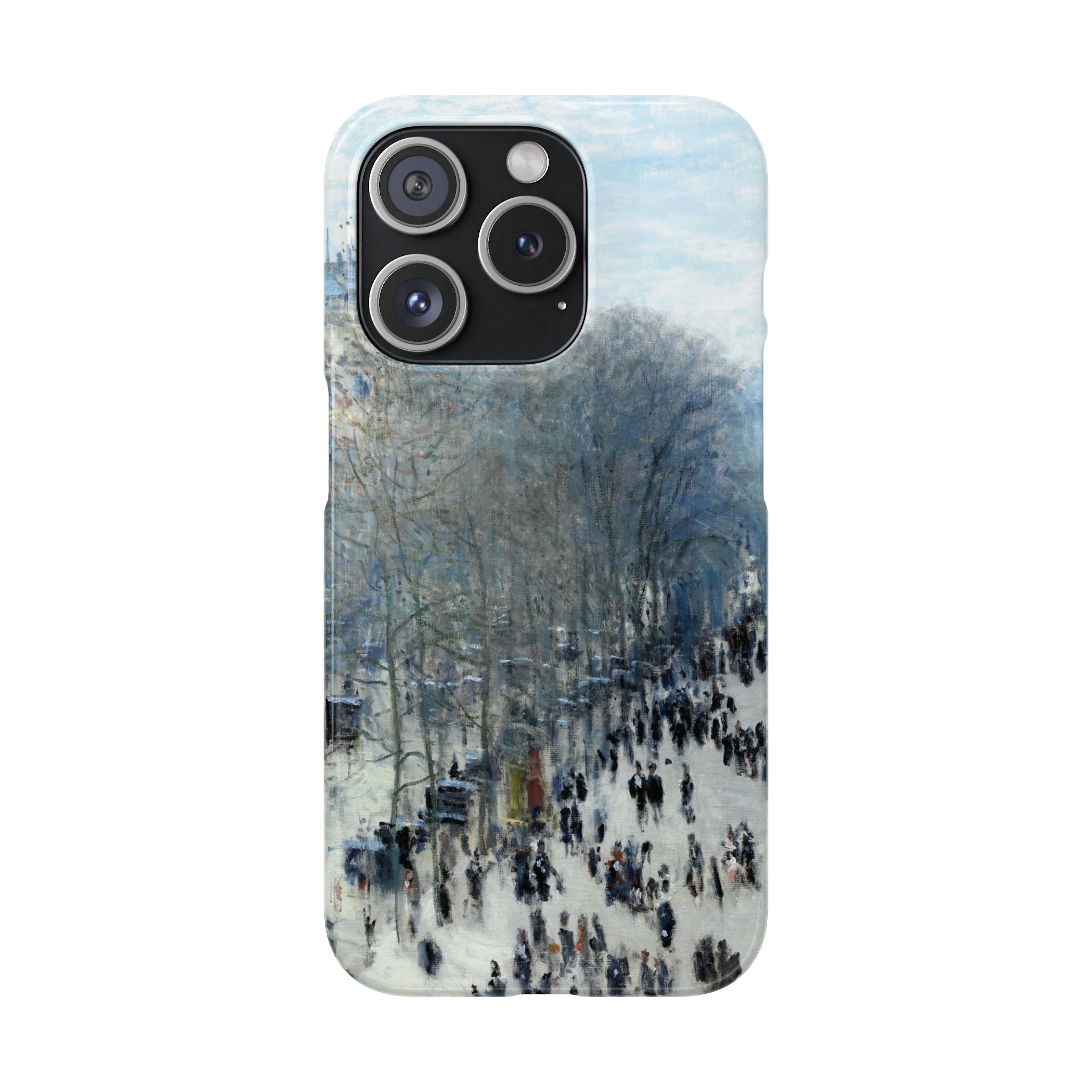 Boulevard des Capucines by Claude Monet - iPhone Slim Case