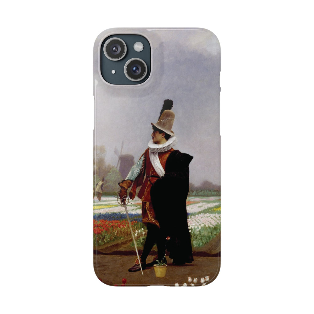 The Tulip Folly by Jean-Leon Gerome - iPhone Slim Case