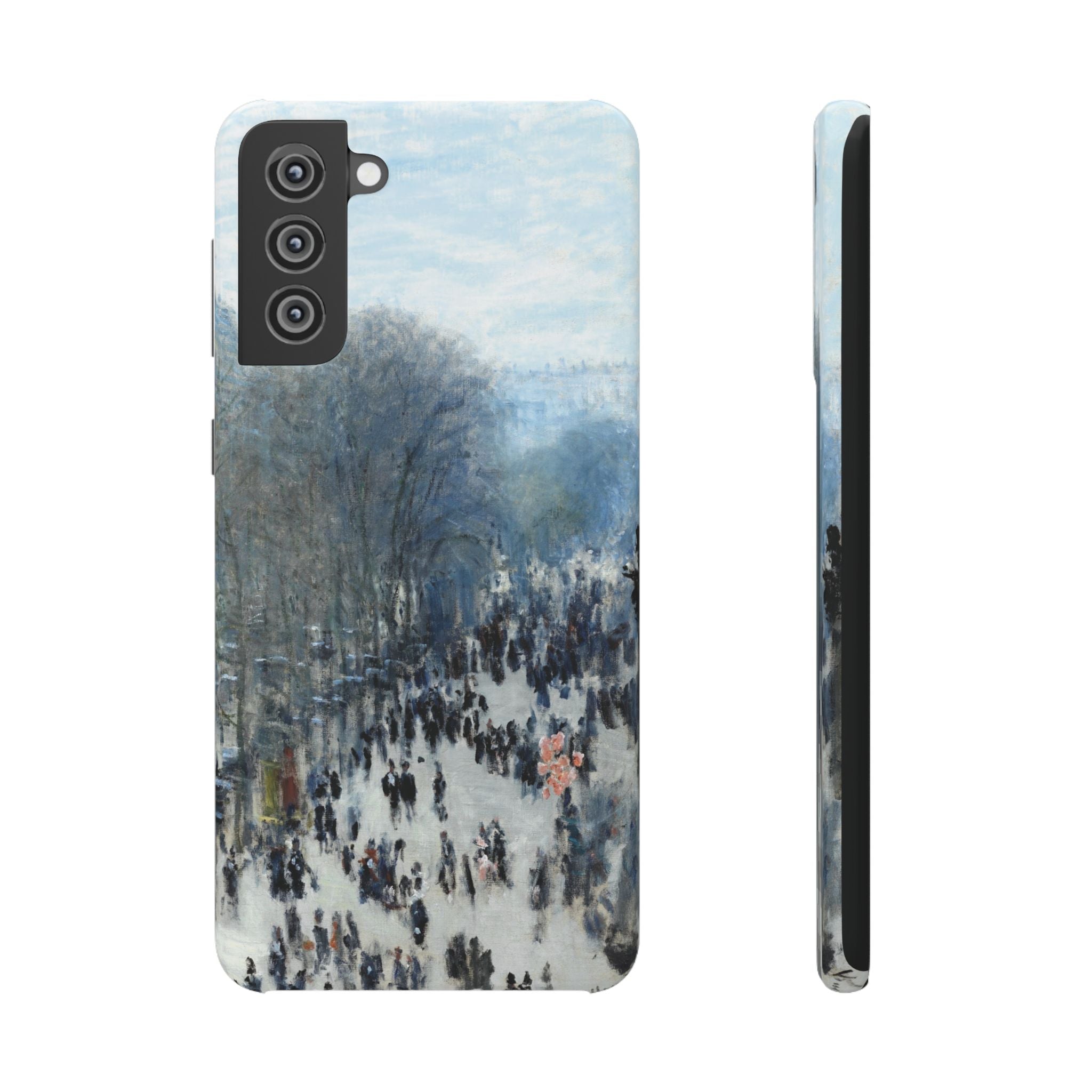 Boulevard des Capucines by Claude Monet - Samsung Slim Case
