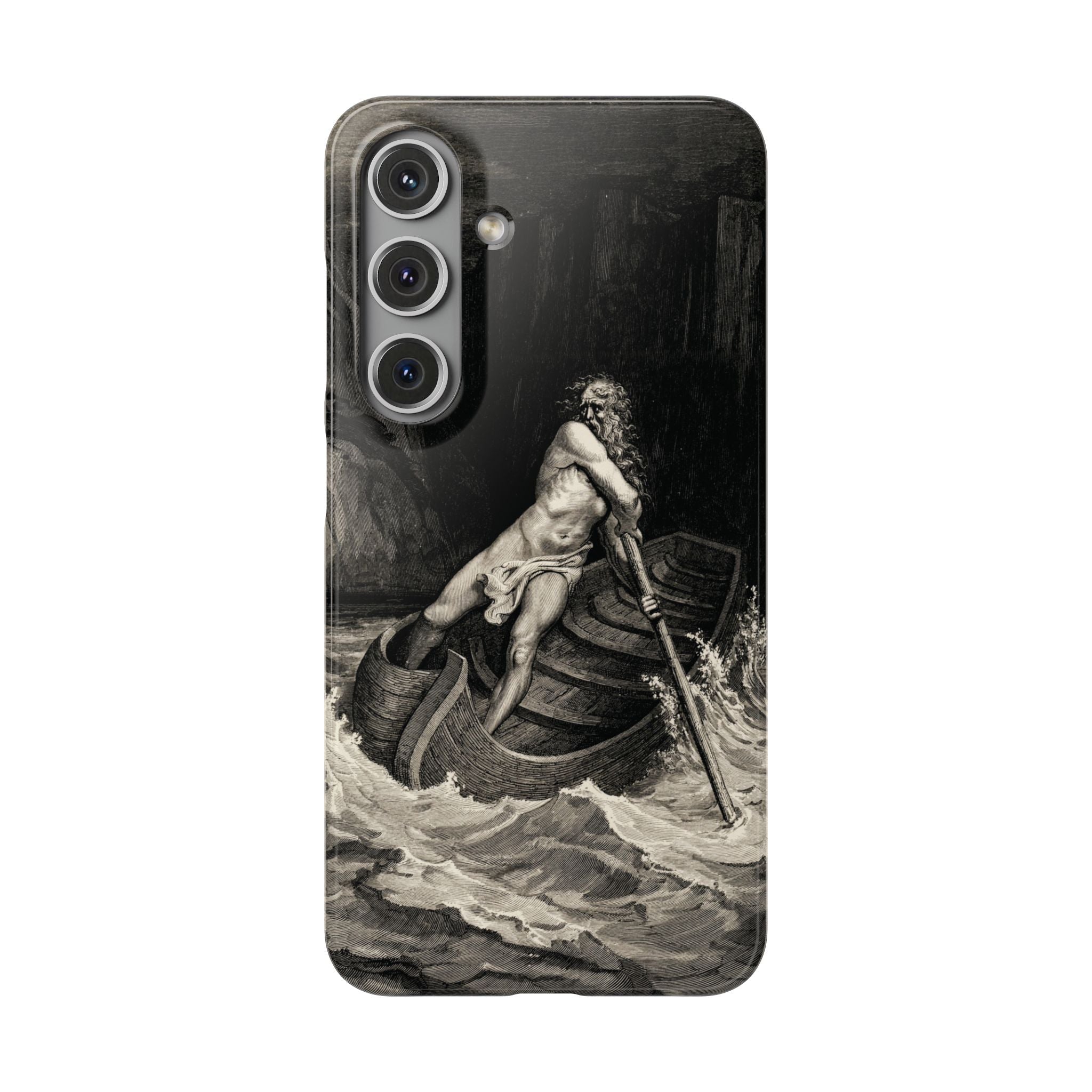 Canto III – Charon by Gustave Doré - Samsung Slim Case