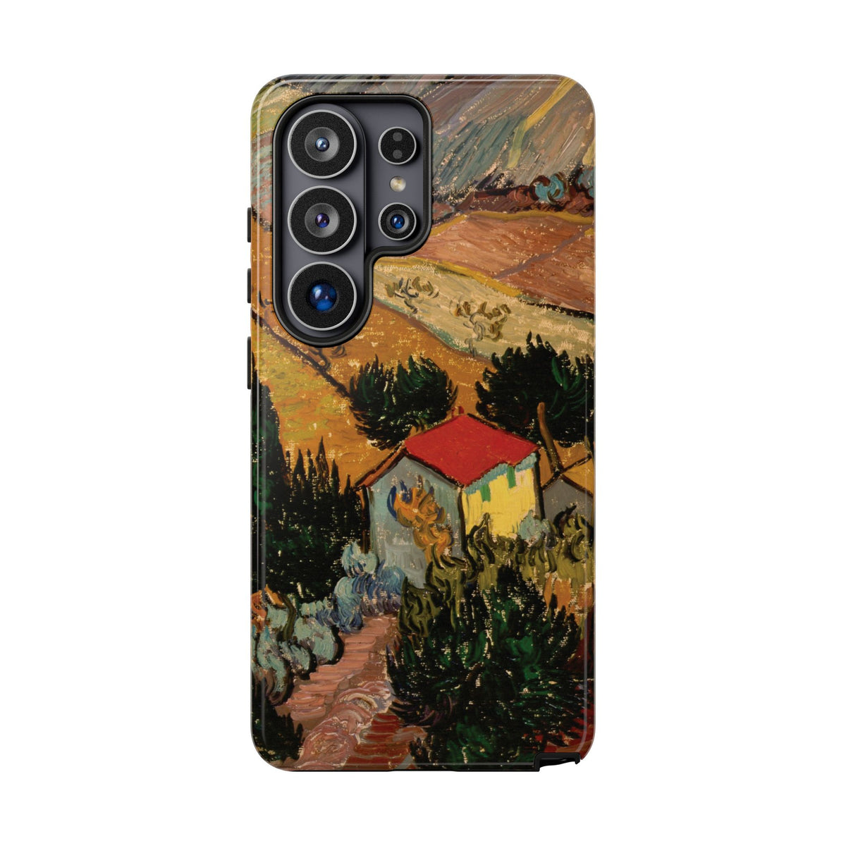 Landscape with House and Ploughman by Vincent van Gogh - Samsung Tough Case
