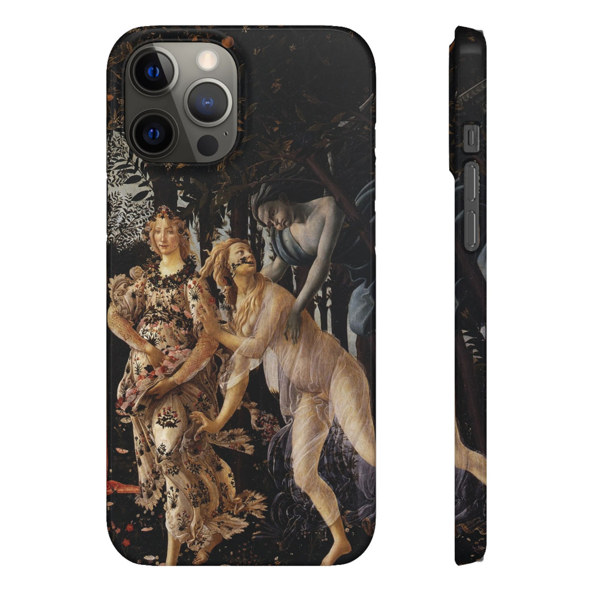 Flora and Zephyr from Primavera by Sandro Botticelli - iPhone Slim Case