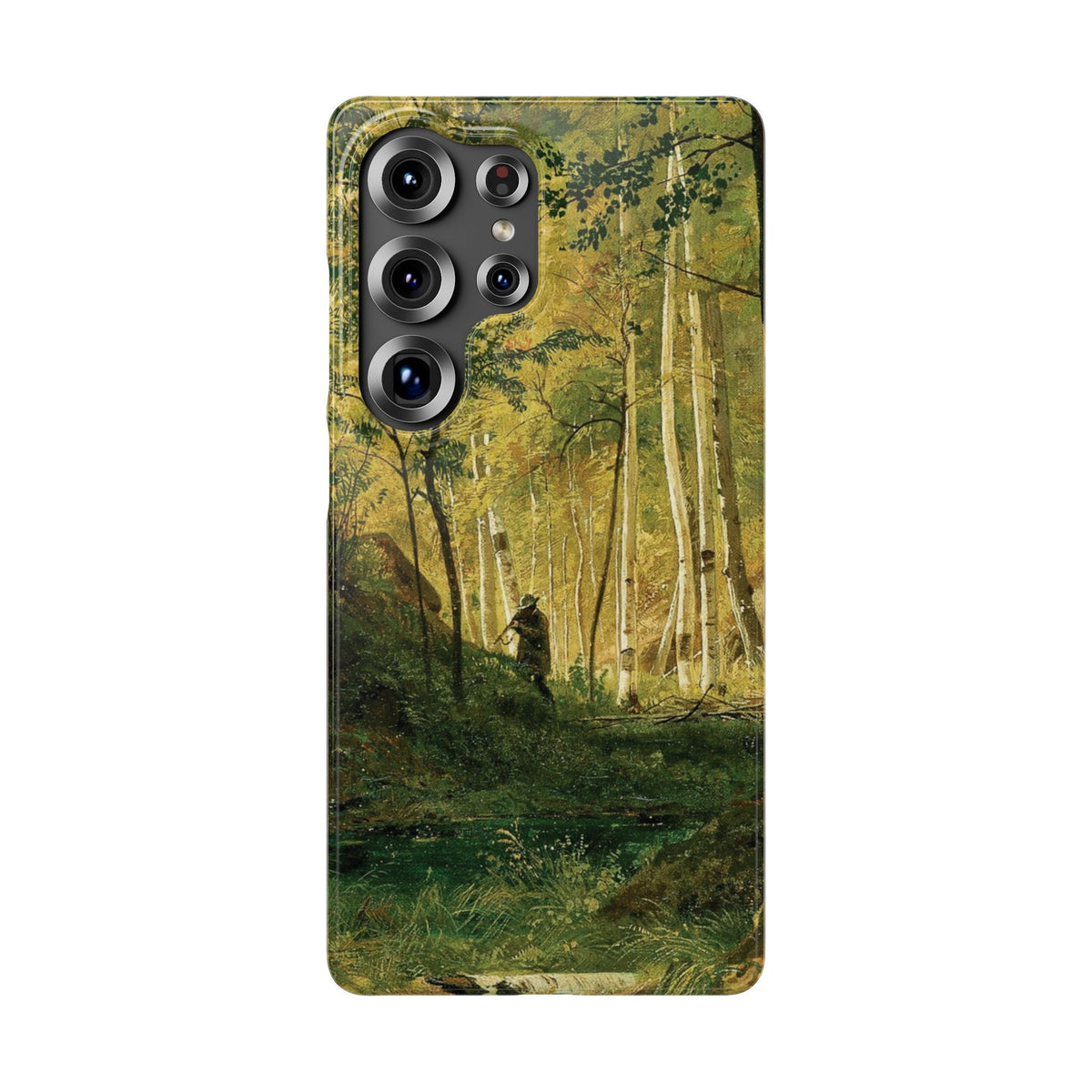 Landscape with a Hunter Valaam Island by Ivan Ivanovich Shishkin - Samsung Slim Case