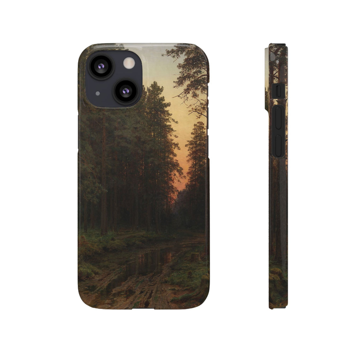 Evening Glow by Ivan Ivanovich Shishkin - iPhone Slim Case