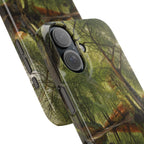 A woodland stream by Peder Mork Monsted - iPhone Slim Case