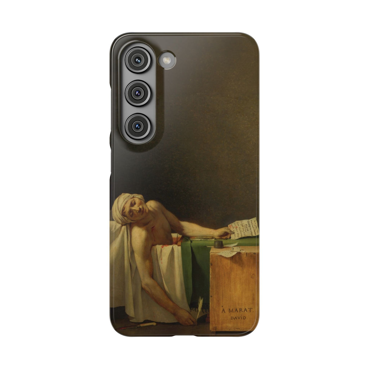 The Death of Marat by Jacques-Louis David - Samsung Slim Case
