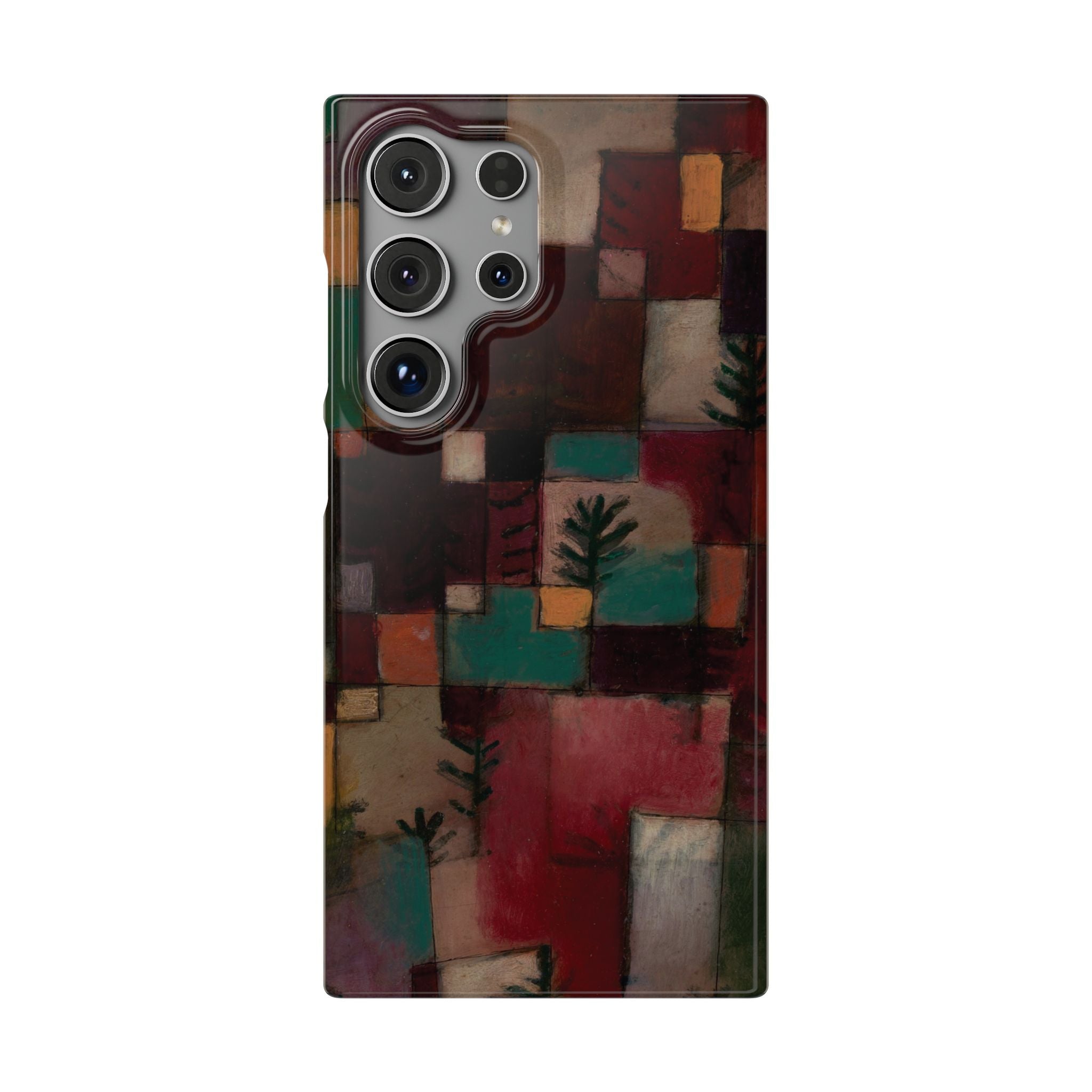 Redgreen and Violet-Yellow Rhythms by Paul Klee - Samsung Slim Case