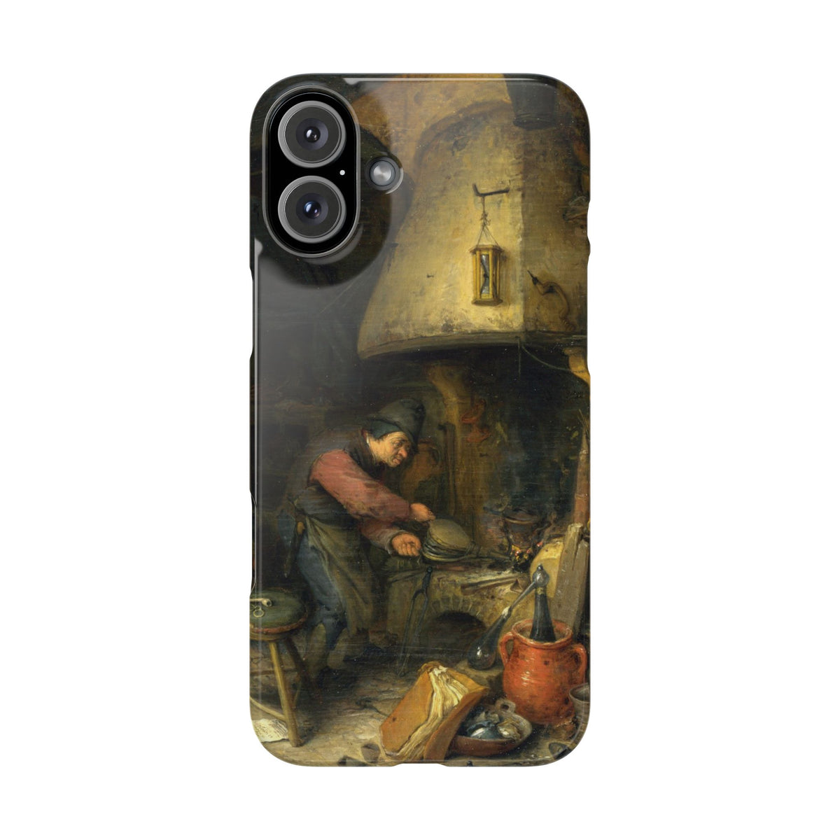 The Alchemist by Adriaen van Ostade - iPhone Slim Case
