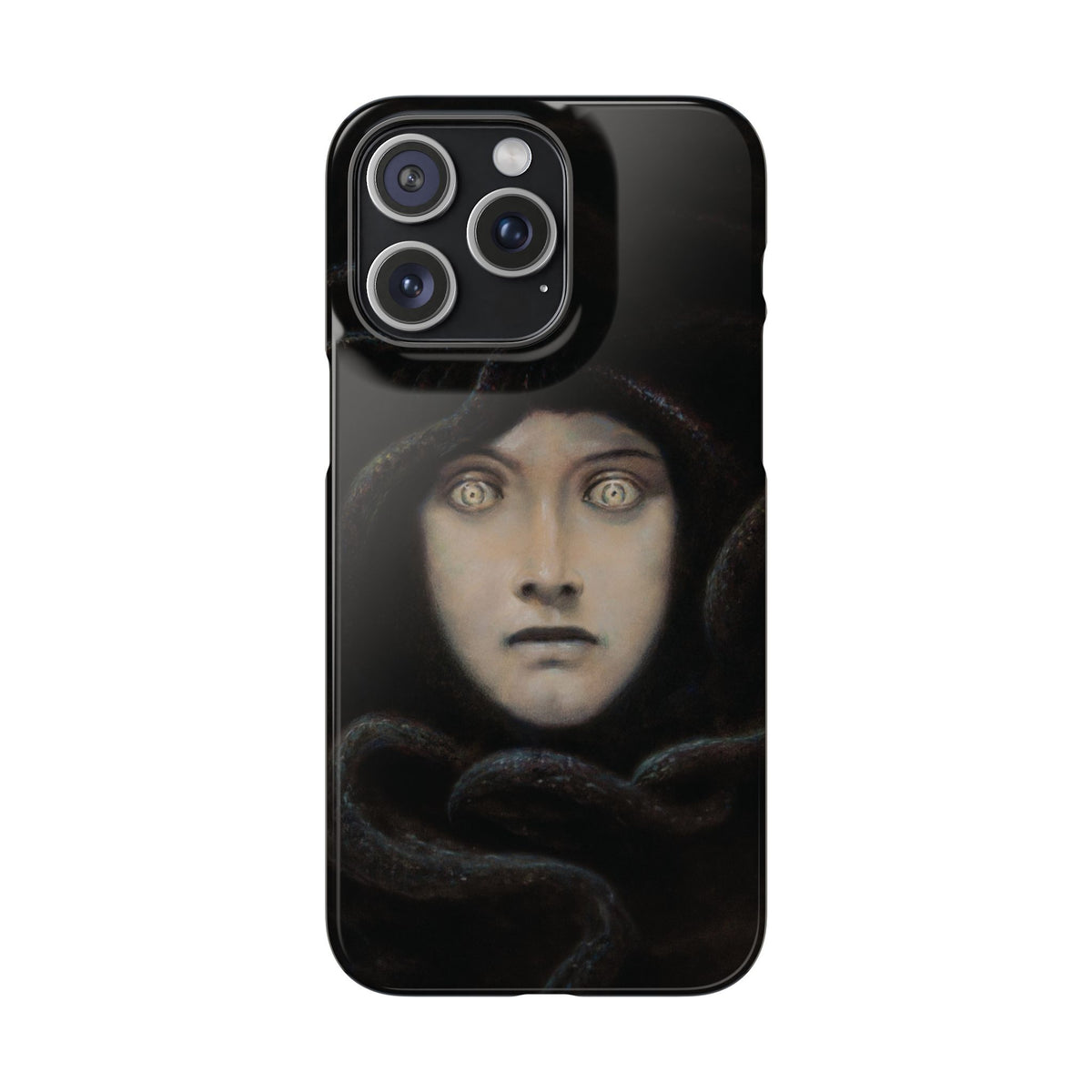 Head of Medusa by Franz von Stuck - iPhone Slim Case