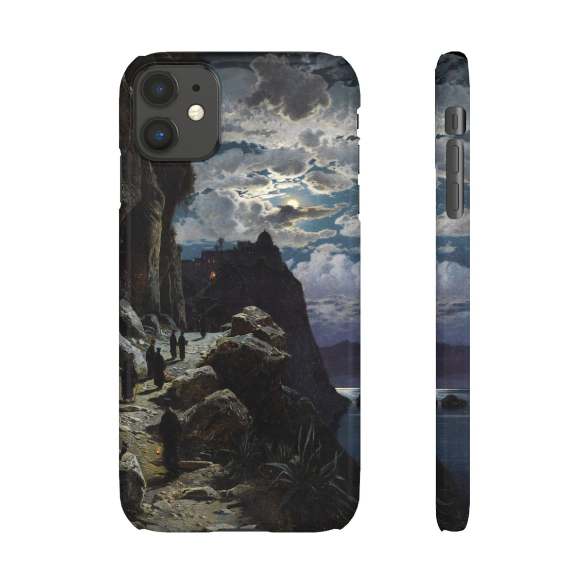 Procession of Monks on Mount Athos by Hermann Corrodi - iPhone Slim Case