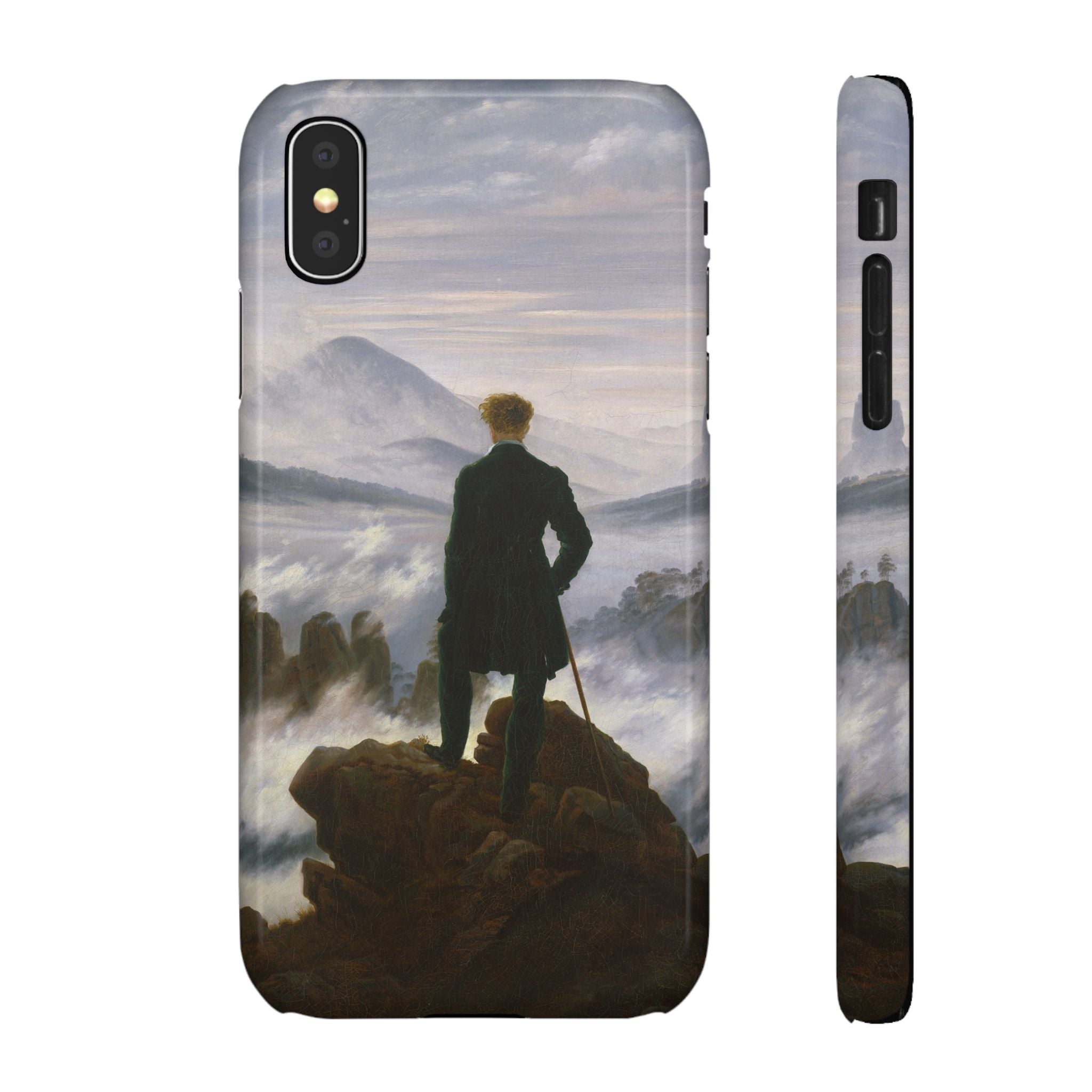The Wanderer above the Sea of Fog by Caspar David Friedrich - iPhone Slim Case