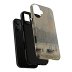 Snowstorm, Madison Square by Childe Hassam - iPhone Tough Case