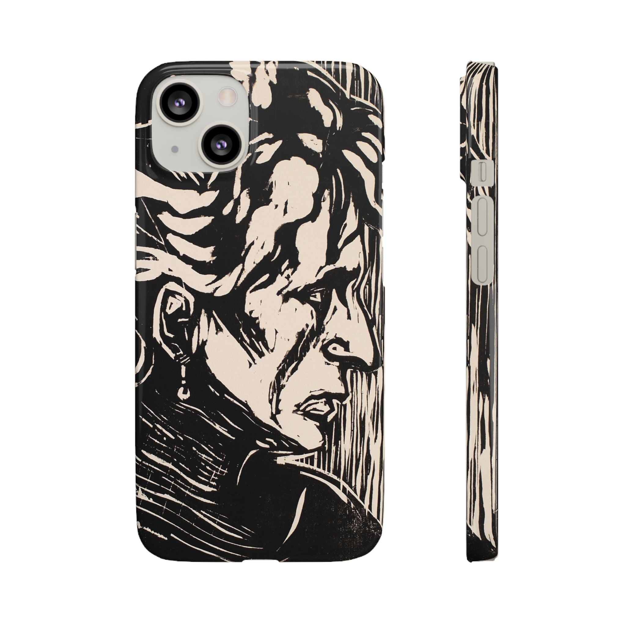 Portrait of an Elderly Lady by Edvard Munch - iPhone Slim Case