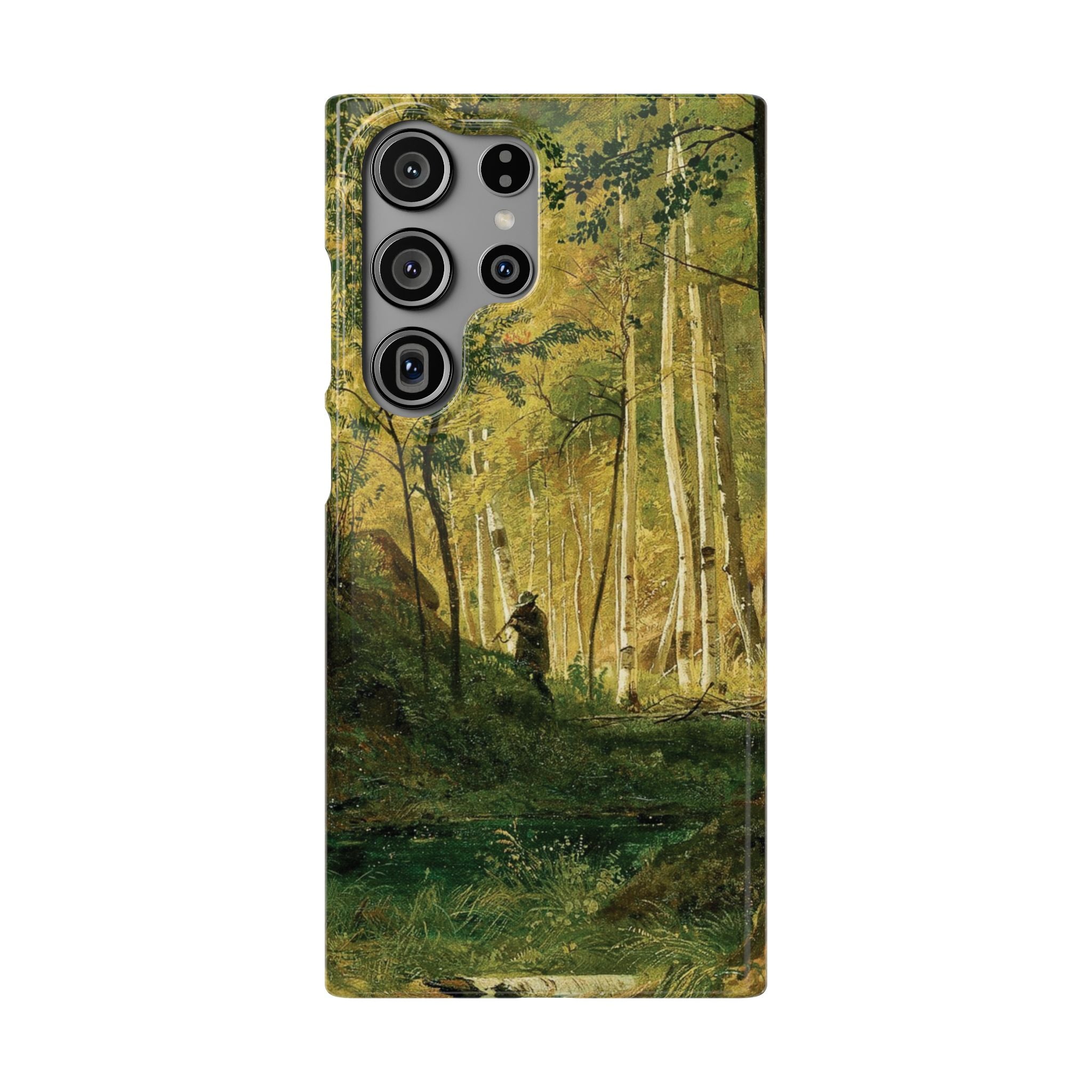 Landscape with a Hunter Valaam Island by Ivan Ivanovich Shishkin - Samsung Slim Case