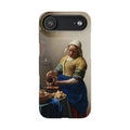 The Milkmaid by Johannes Vermeer - iPhone Slim Case