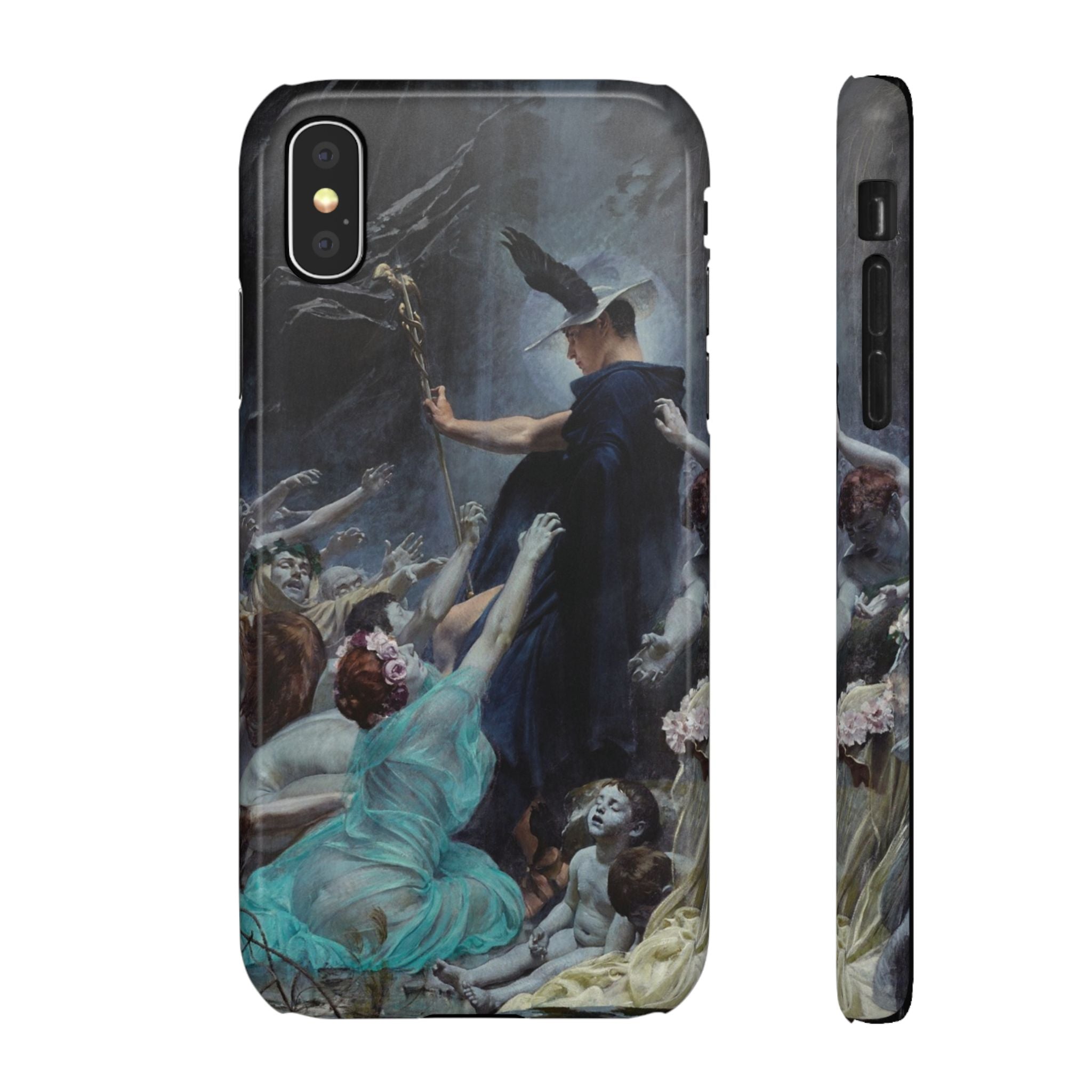 The Souls of Acheron by Adolf Hiremy-Hirschl - iPhone Slim Case