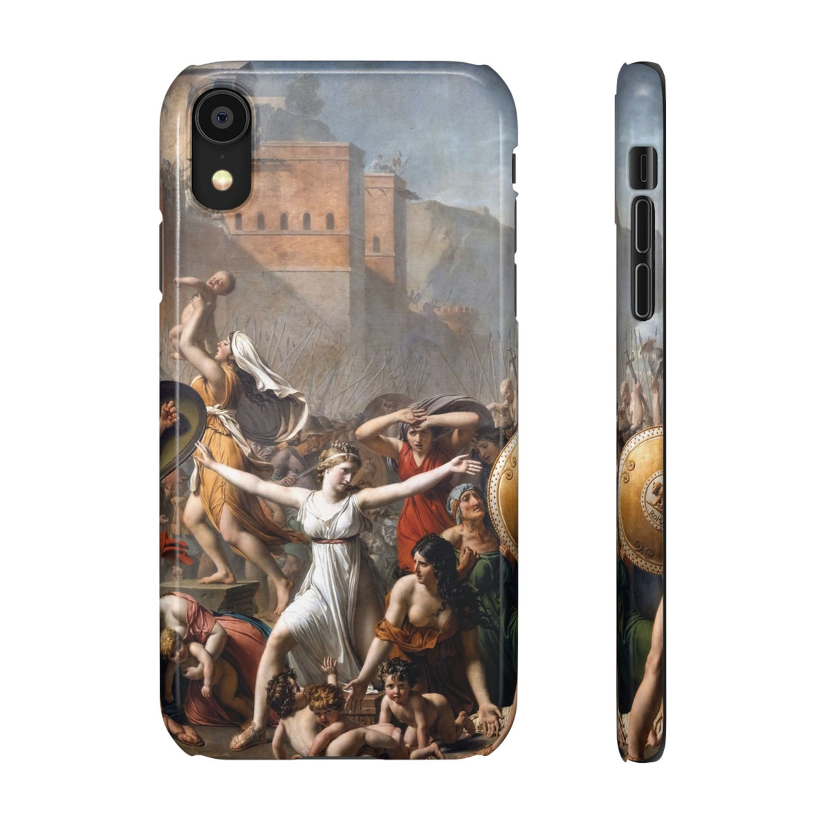 The Intervention of the Sabine Women by Jacques-Louis David - iPhone Slim Case