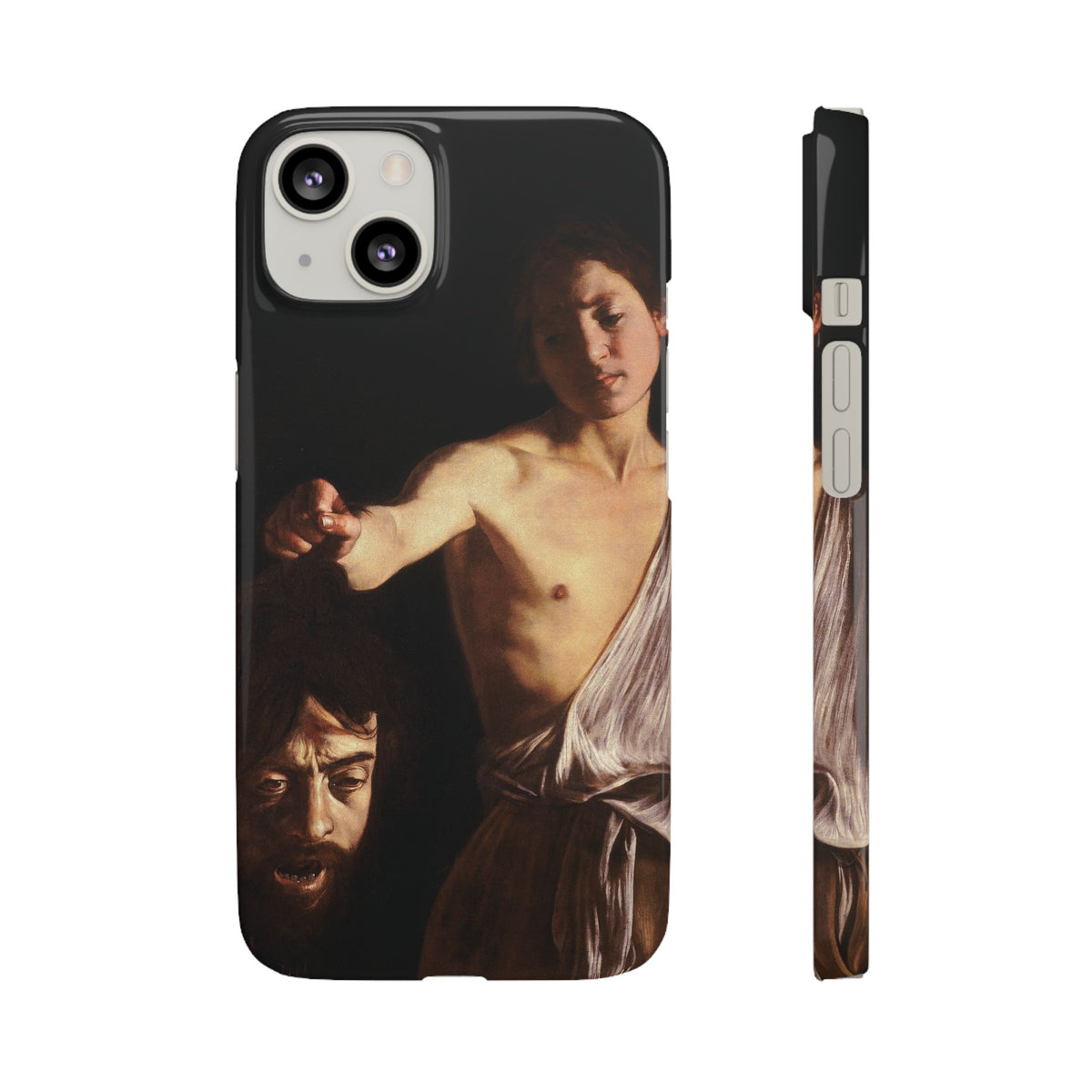 David with the Head of Goliath by Caravaggio - iPhone Slim Case