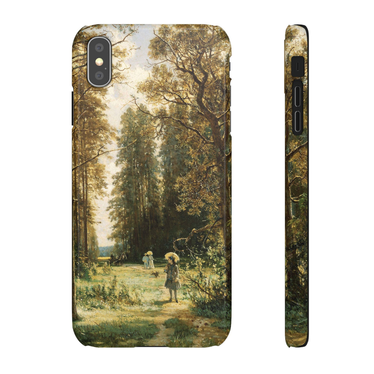 The Path in the Forest by Ivan Ivanovich Shishkin - iPhone Slim Case