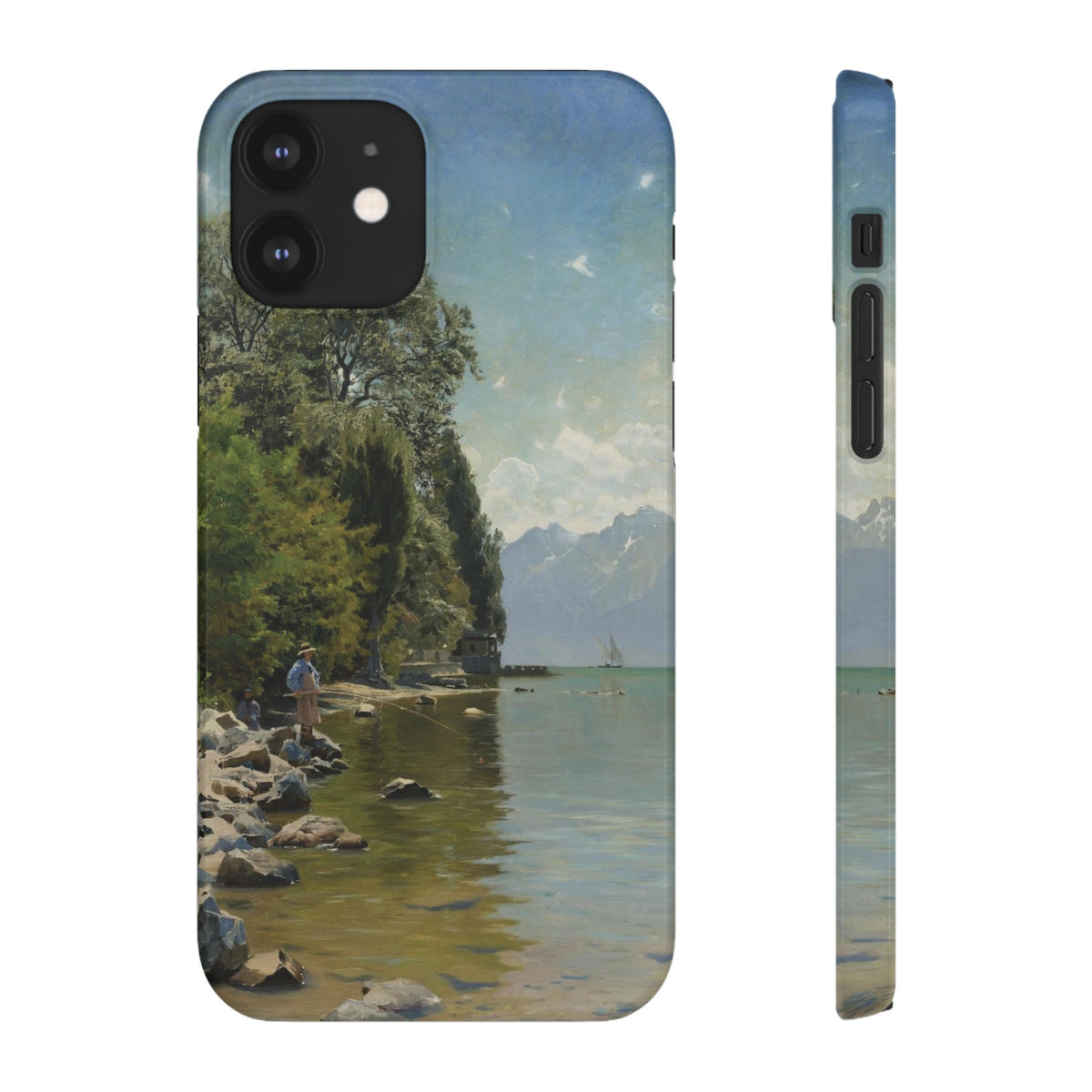 Lac Leman by Peder Mork Monsted - iPhone Slim Case