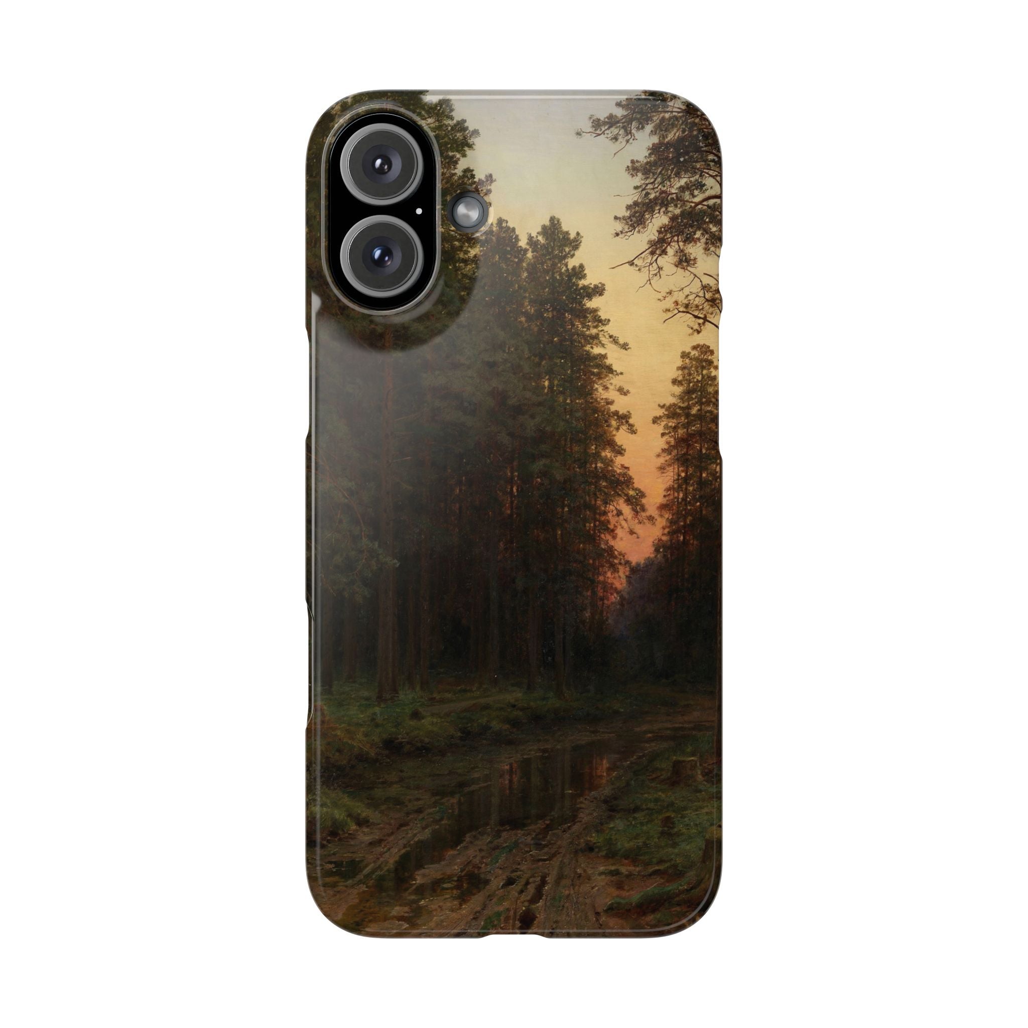 Evening Glow by Ivan Ivanovich Shishkin - iPhone Slim Case